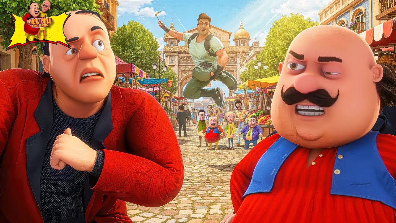 Motu Patlu Ko Rome Mein Mila Secret Agent | Motu Patlu Non Stop Comdey | Motu Patlu | Kiddie Land