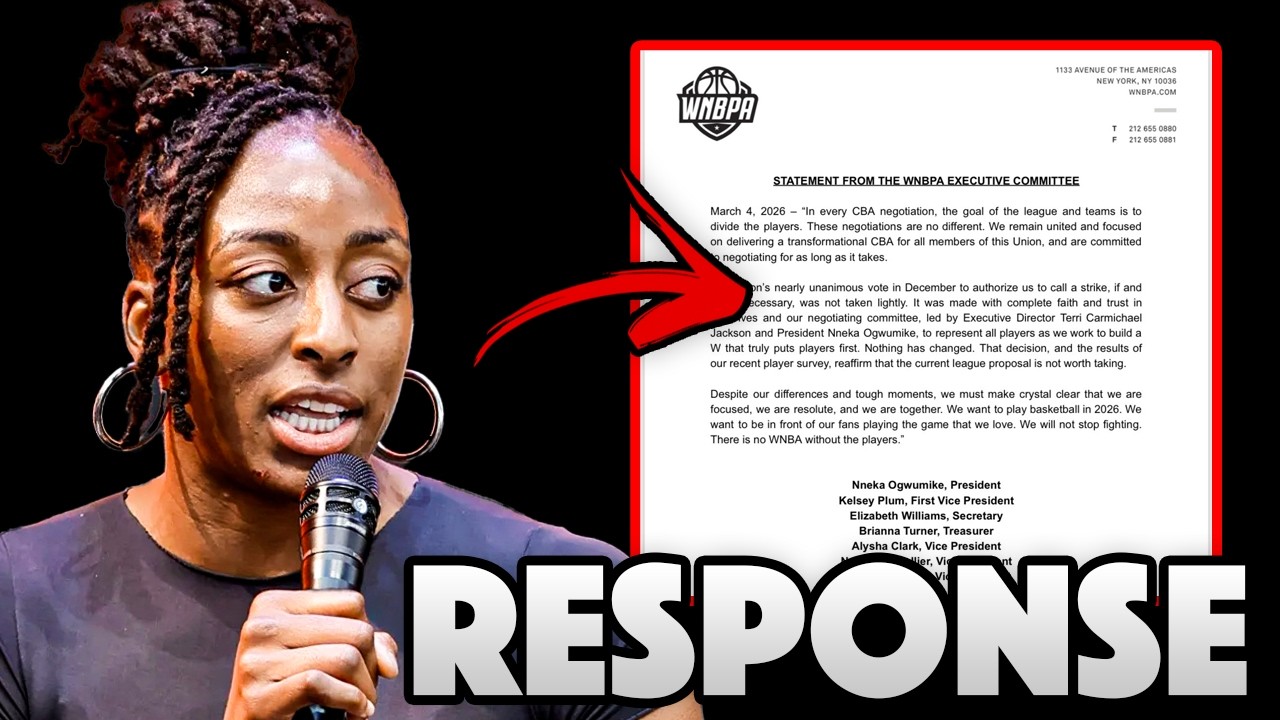 The WNBPA Have RESPONDED After Being CALLED OUT By VPs...