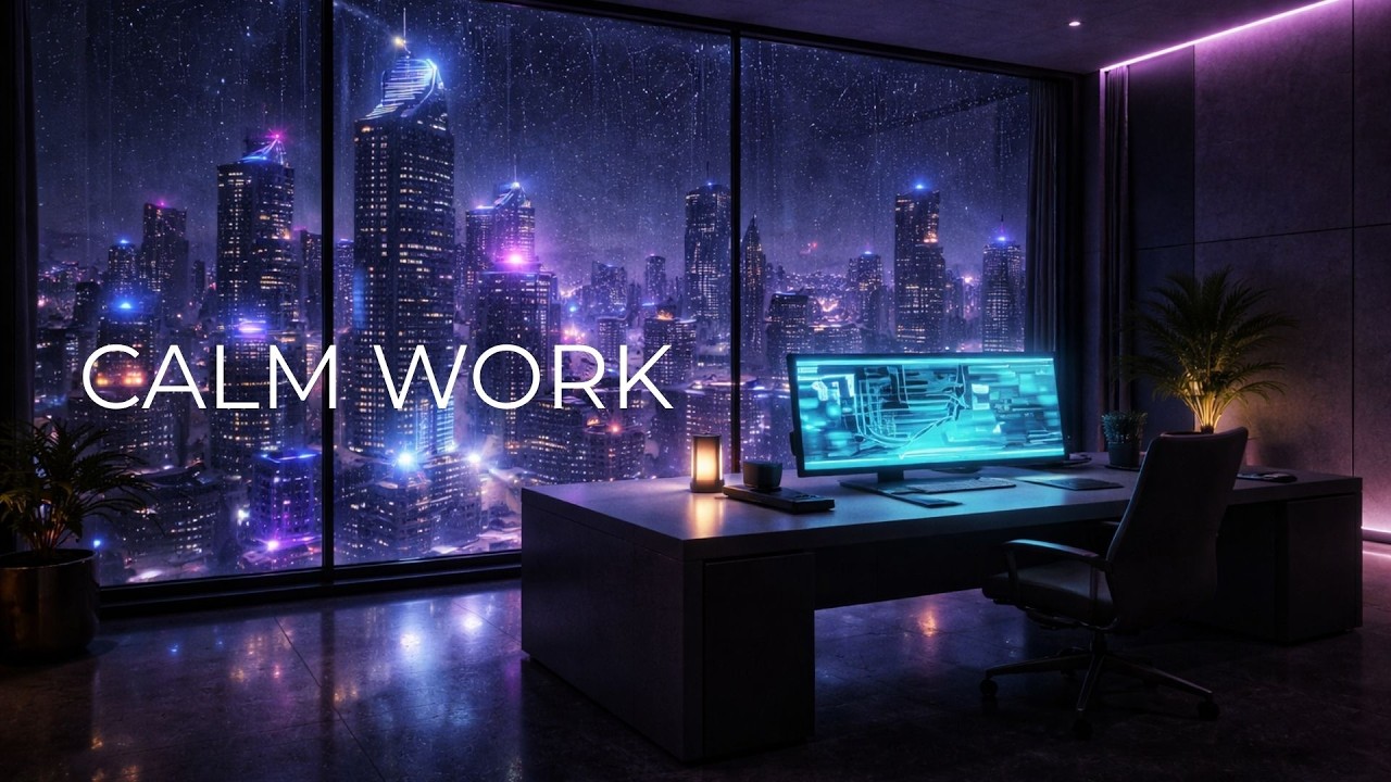 Calm Focus Music 🌿 Ambient EDM for Work & Productivity