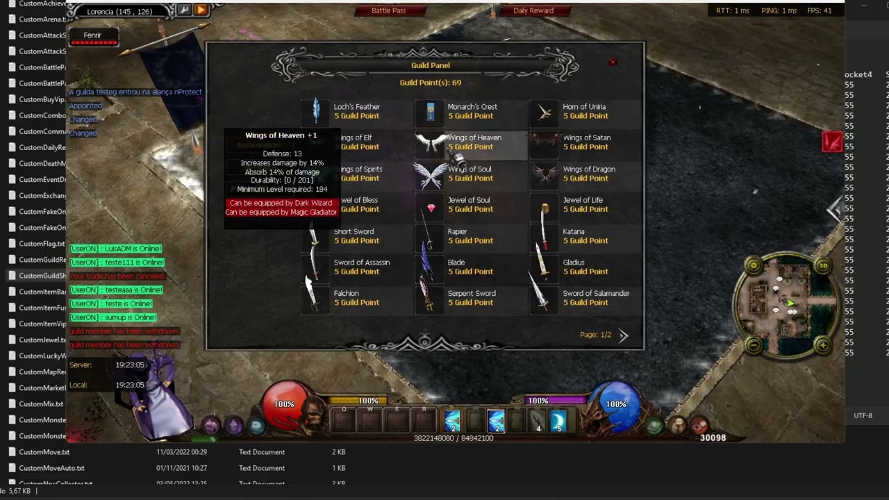 JogandoMu - Guild Panel & Guild Shop(Update 42)