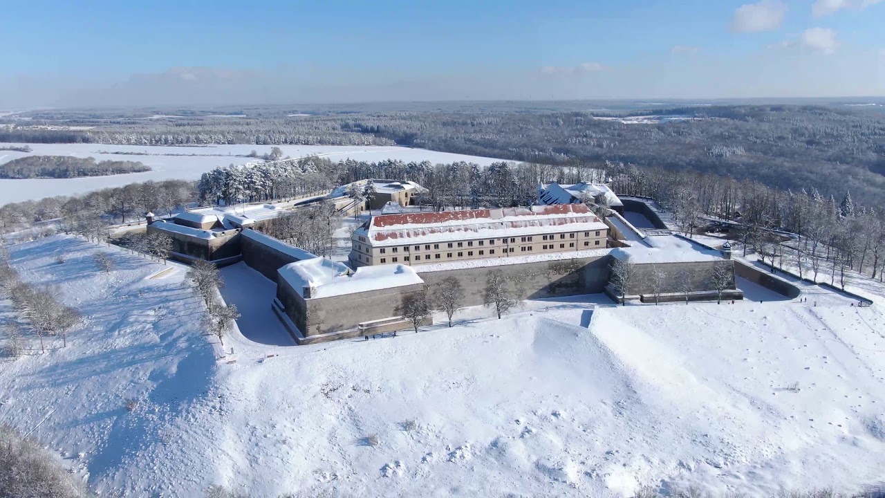 Festung Wülzburg - Winter wonderland - Drohnenaufnahme