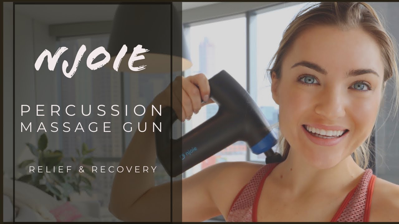 Portable Massage Gun and How to use it! by NJOIE