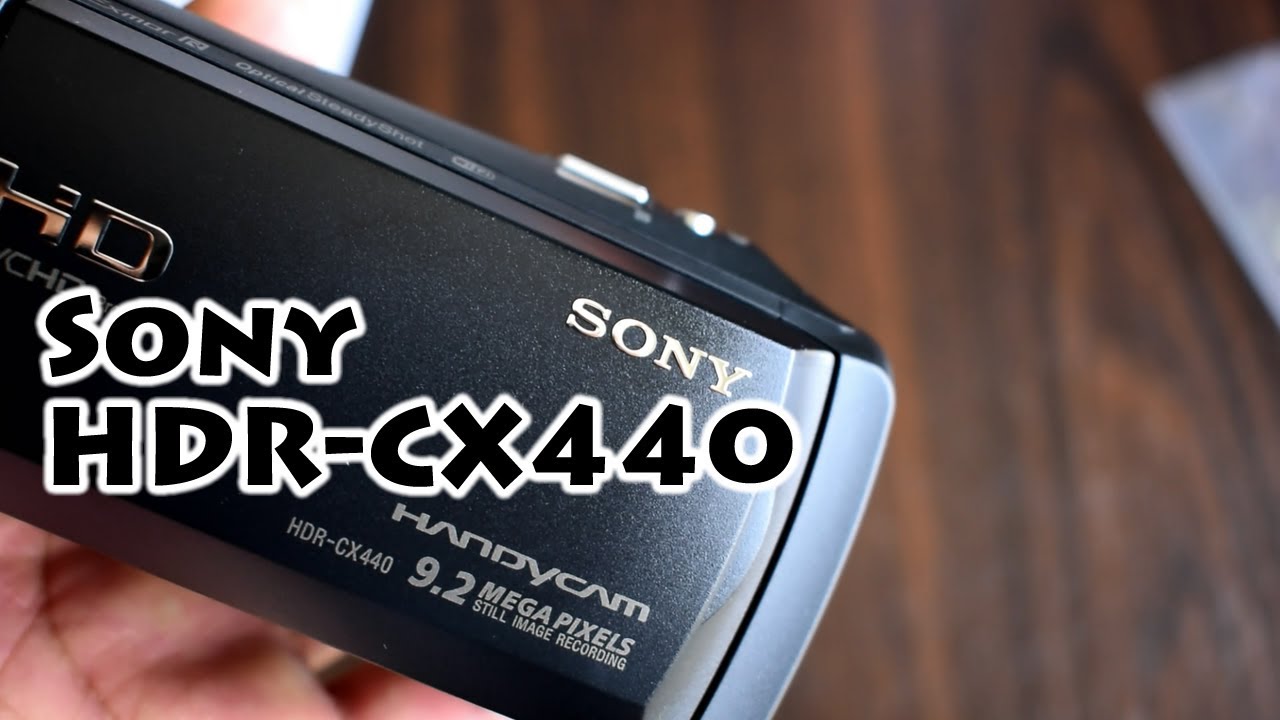 Sony HDR-CX440 - HD Video Camera Recorder - Unboxing Gaak