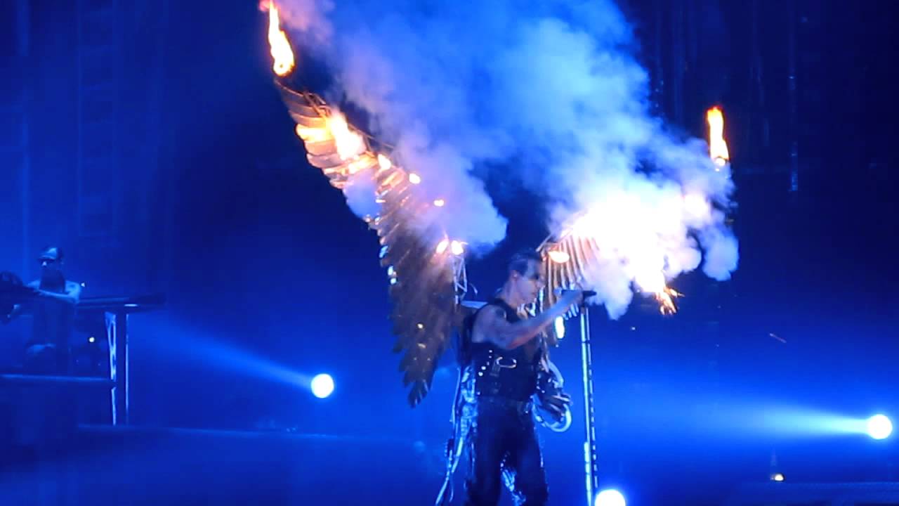 Rammstein Wings on Fire