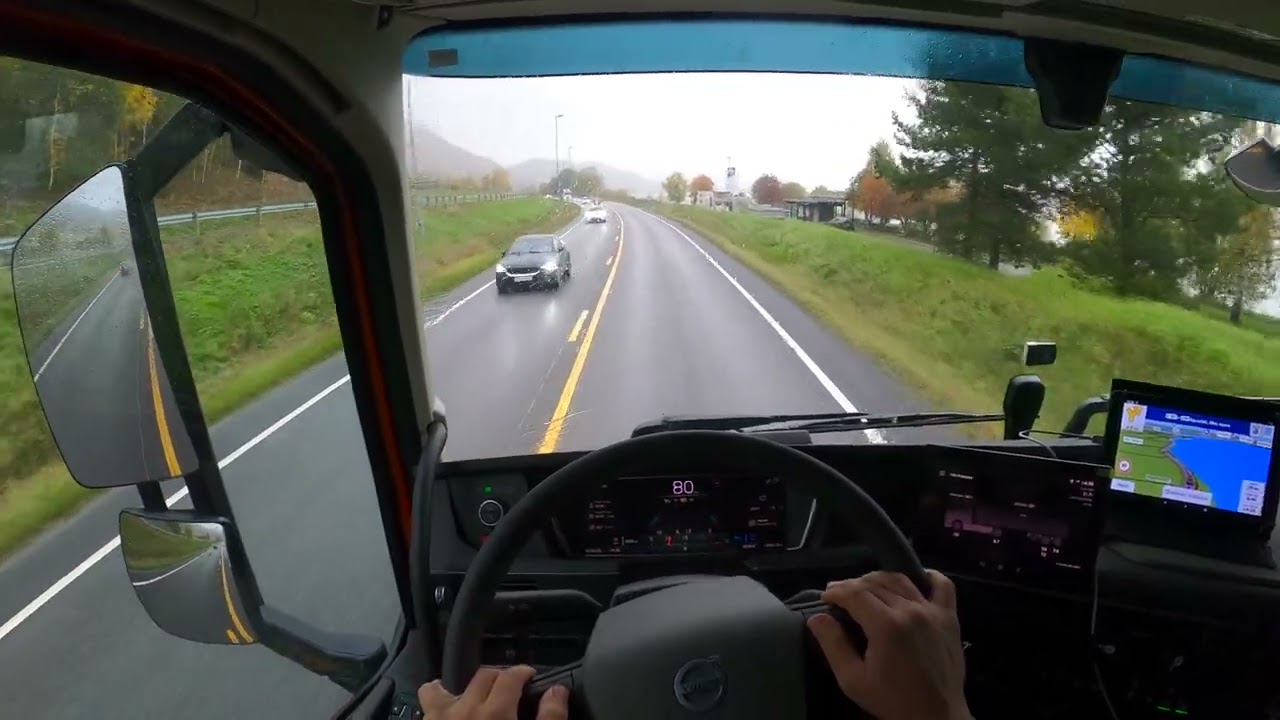 #POV Driving Truck Volvo FH 500 4K - Norway Lillehammer