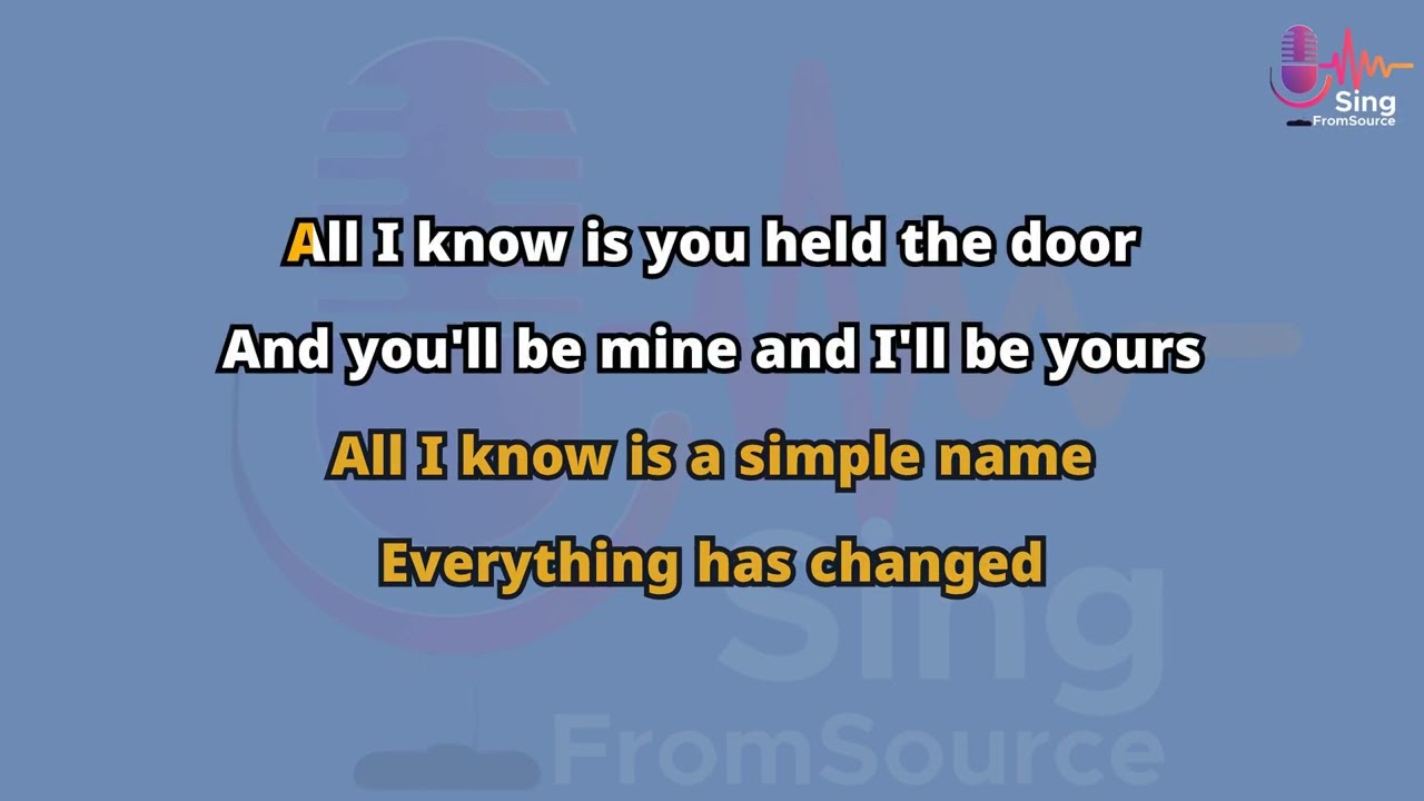 Everything Has Changed by Taylor Swift Ft  Ed Sheeran - Karaoke Music Video