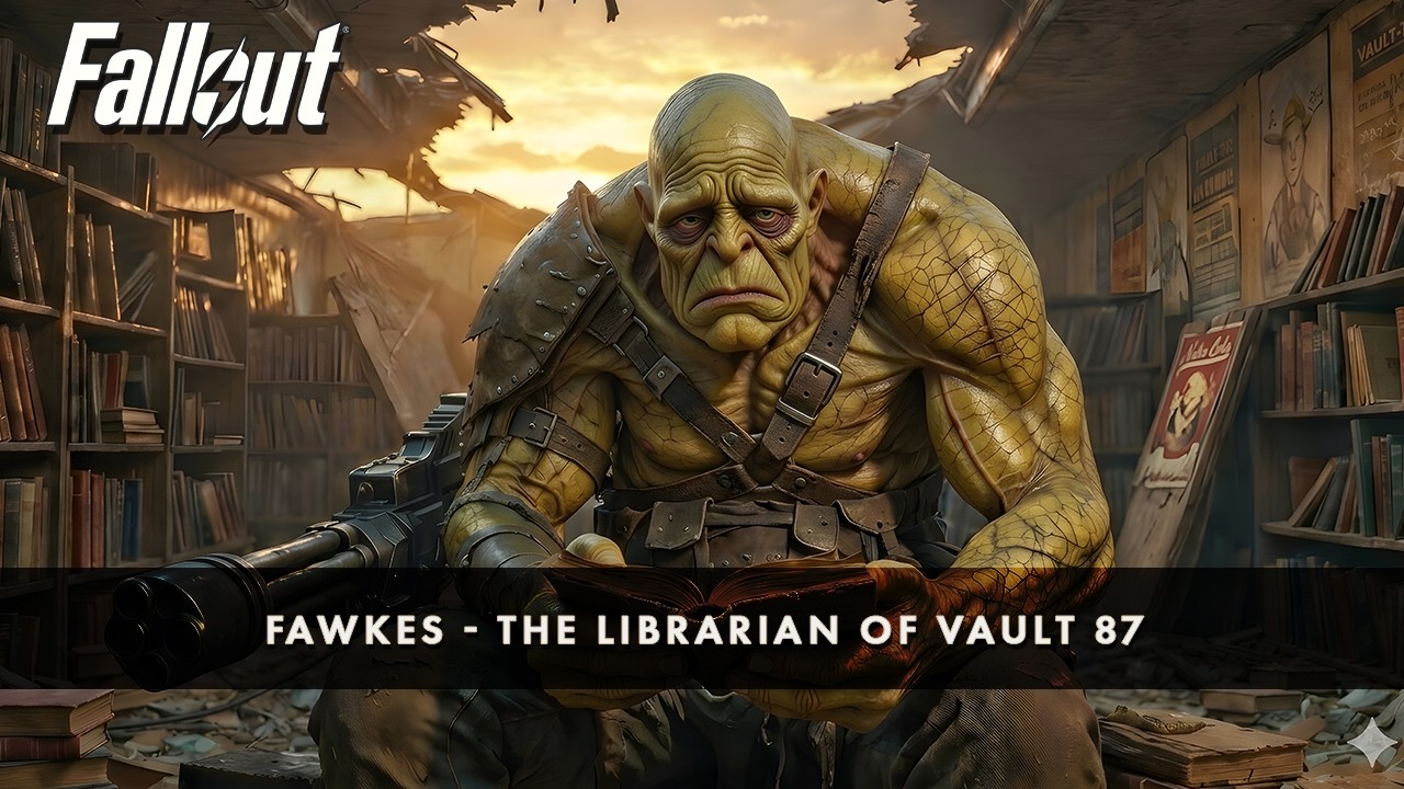 THE LIBRARIAN OF VAULT 87 - Fawkes | Fallout Inspired Folk Ballad ☢️📖