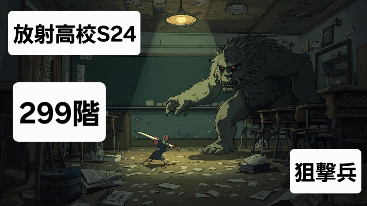 放射高校S24  狙撃兵　299階　LifeAfter