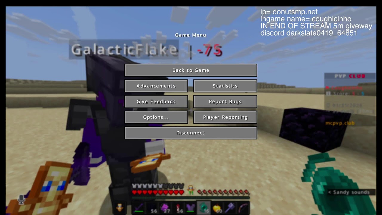 RATING BASE ON THE DONUT SMP AND GIVING LOOT
