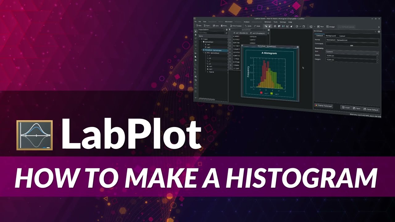 How To Make a Histogram in LabPlot