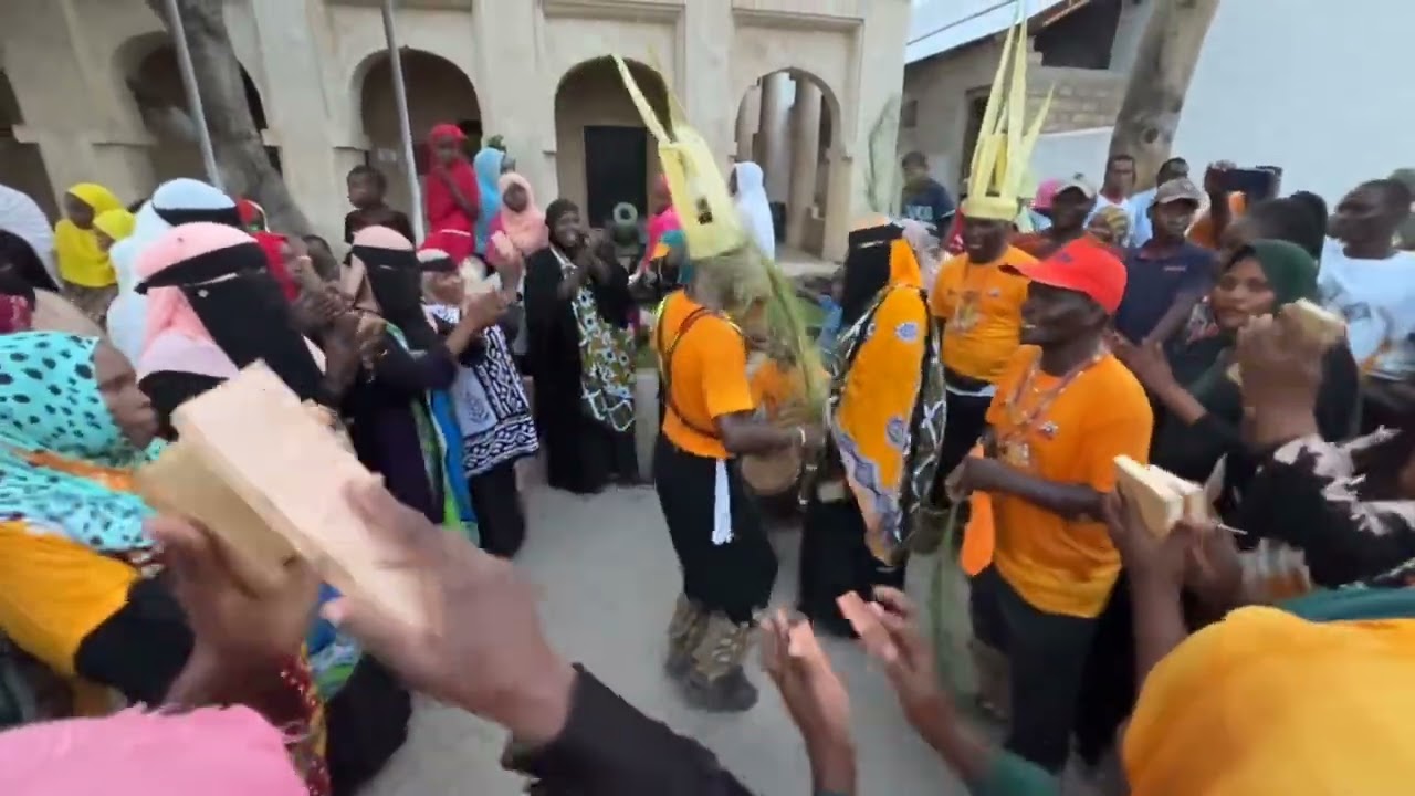Lamu Islands Amu County Traditional Swahili Cultural Heritage Festival Travel Documentary Song Dance