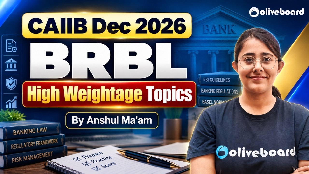 CAIIB Dec 2026 | BRBL | High Weightage Topics | Important Topics for Exam | Oliveboard