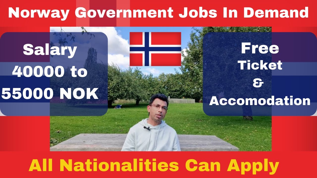 Norway Government Jobs In Demand 🇳🇴 | Visa sponsored jobs | Free Tickets & Accommodation| Urdu|Hindi