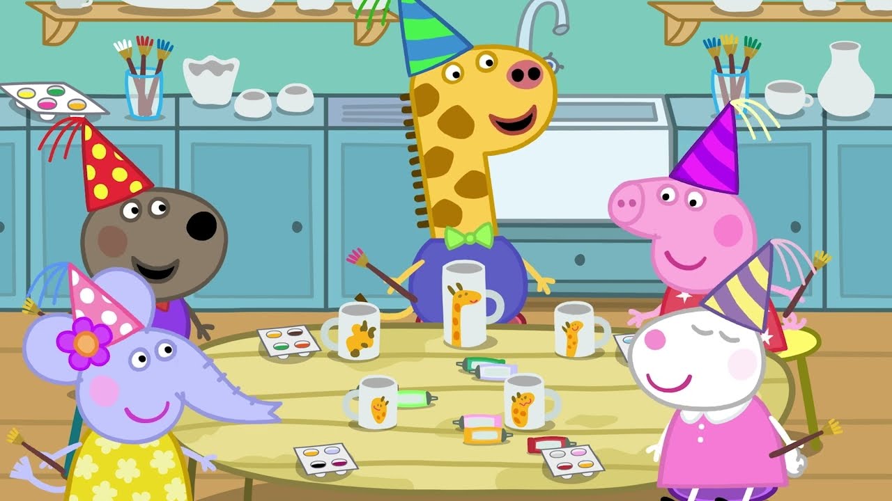 Pottery Party! ⭐️ Family Kids Cartoons 🐽 We Love Peppa Pig