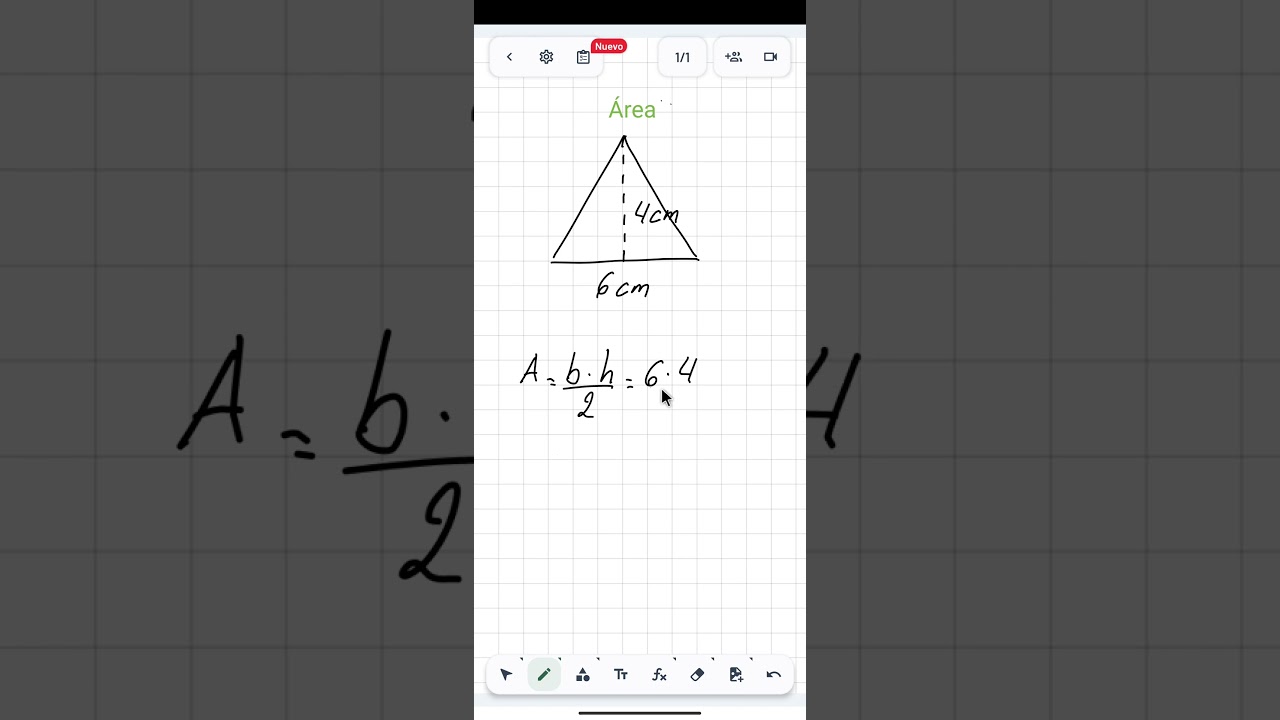 C&oacute;mo se calcula el &aacute;rea de un tri&aacute;ngulo.