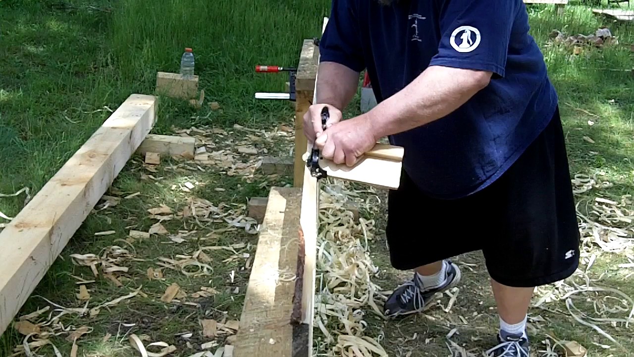 Timber Frame Shed - Shed Floor Part 1