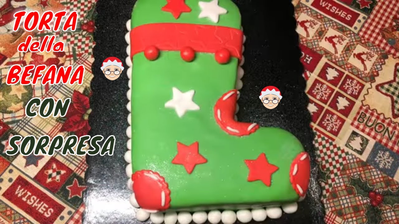 TORTA DELLA BEFANA CON SORPRESA SURPRISE CAKE CALF OF THE EPIPHANY