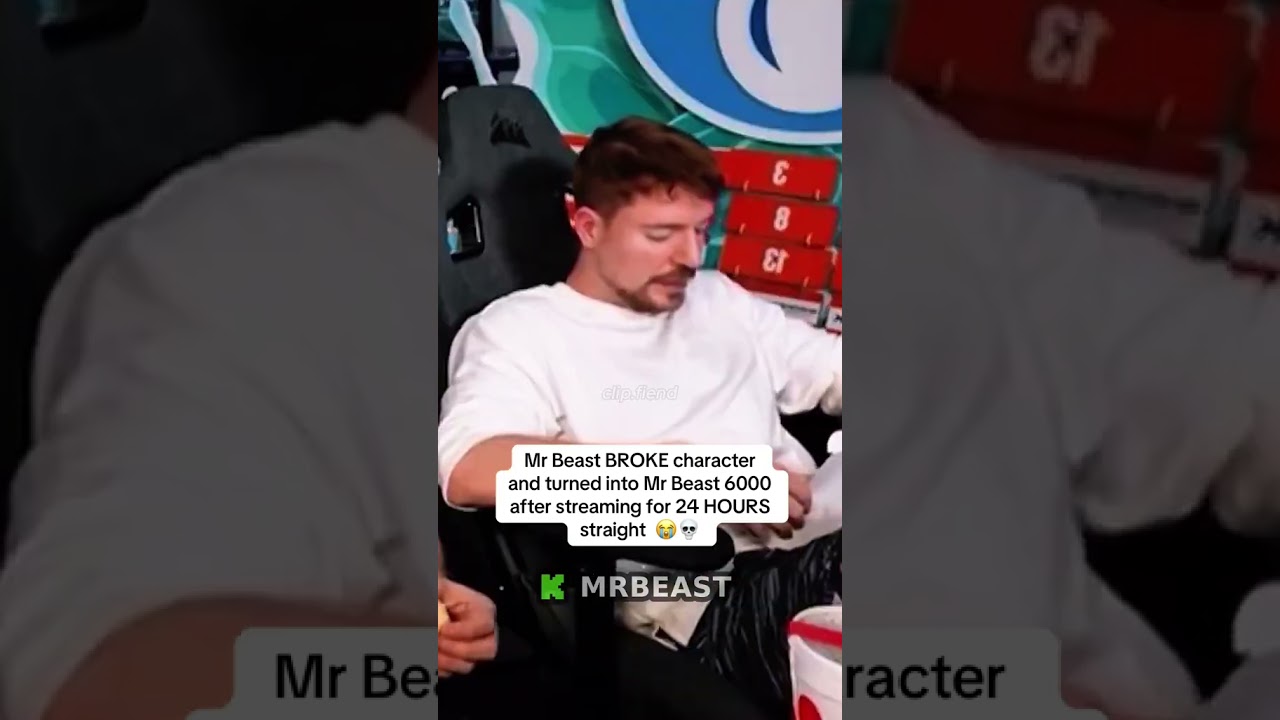 Mr Beast BROKE character and turned into Mr Beast 6000 after streaming for 24 HOURS straight 😭💀