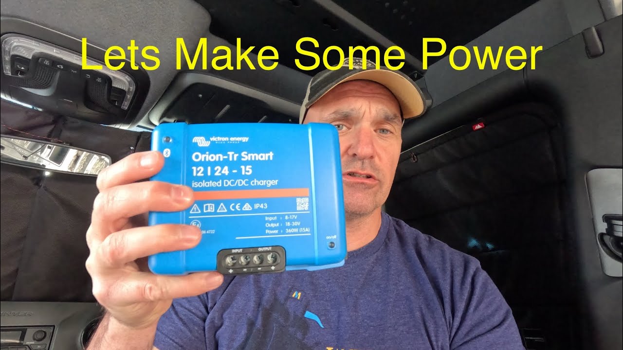 Victron DC to DC Charger Installation for your Mercedes Sprinter Van - ENDLESS Power!