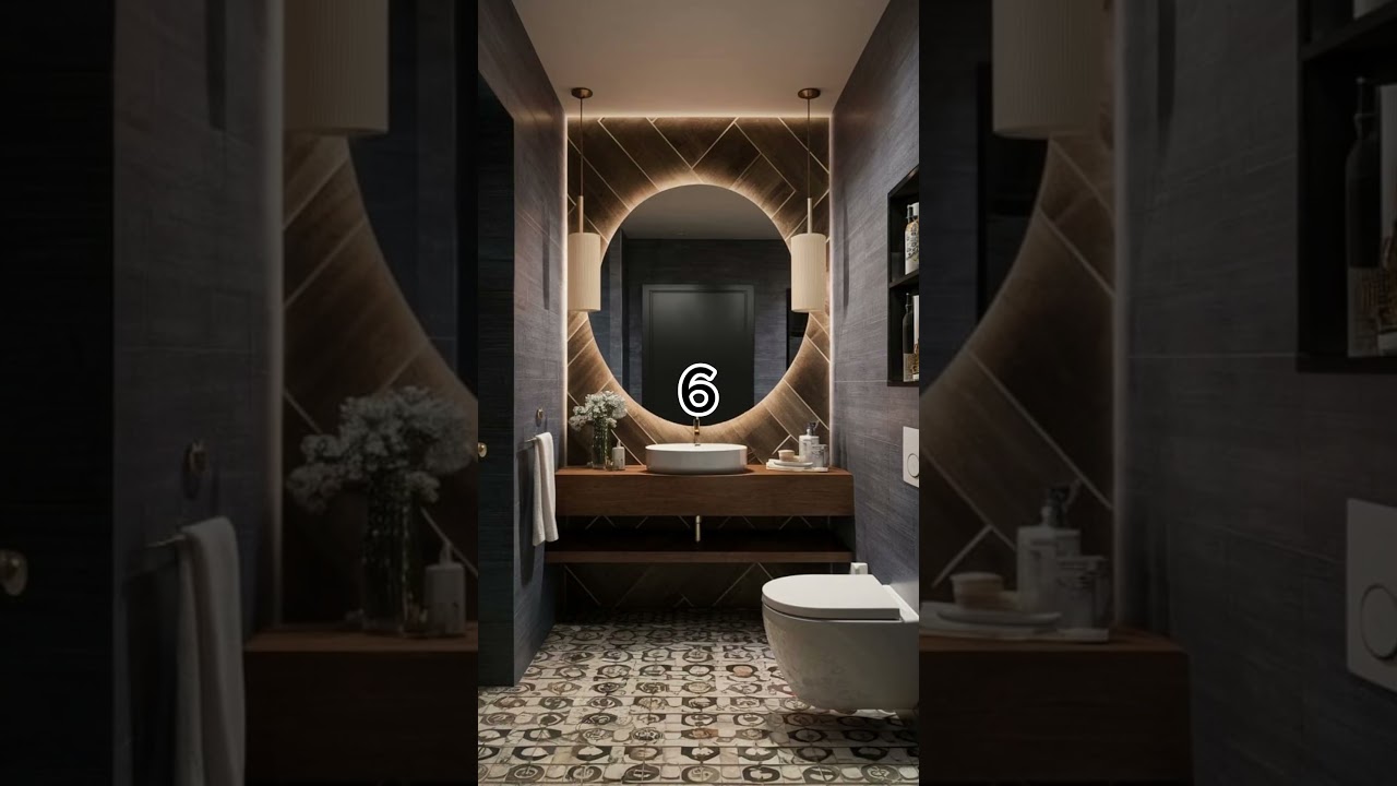 Top 10 Trendy Powder Room Designs