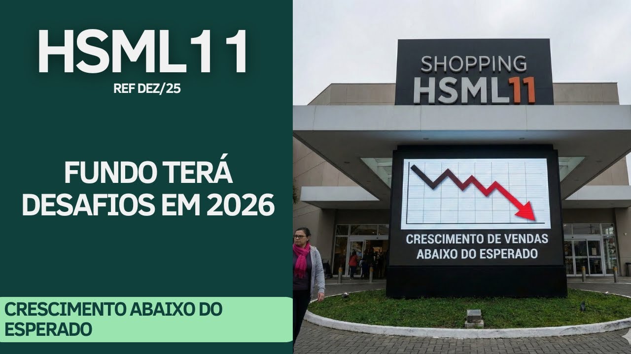 #HSML11 - CRESCIMENTO DO FUNDO ABAIXO DO ESPERADO EM 2025