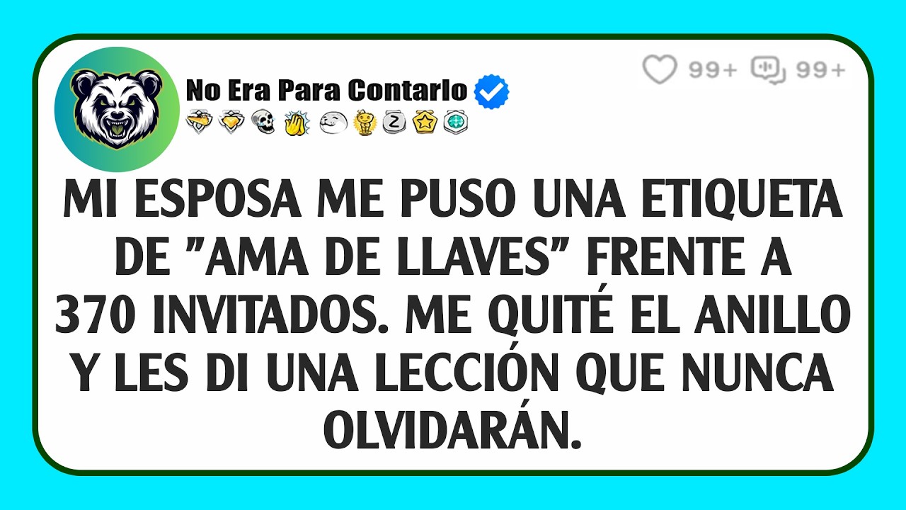Mi esposa me puso una etiqueta de 