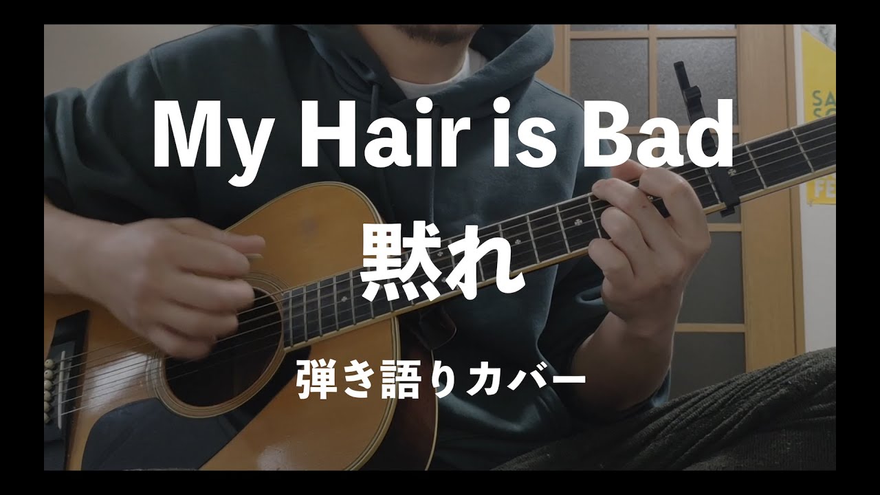 My Hair is Bad - 黙れ　弾き語りカバー