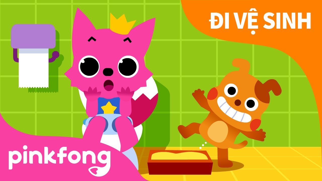 Đi Vệ Sinh | B&agrave;i h&aacute;t về th&oacute;i quen l&agrave;nh mạnh | Pinkfong! Nhạc Thiếu Nhi Vui Nhộn