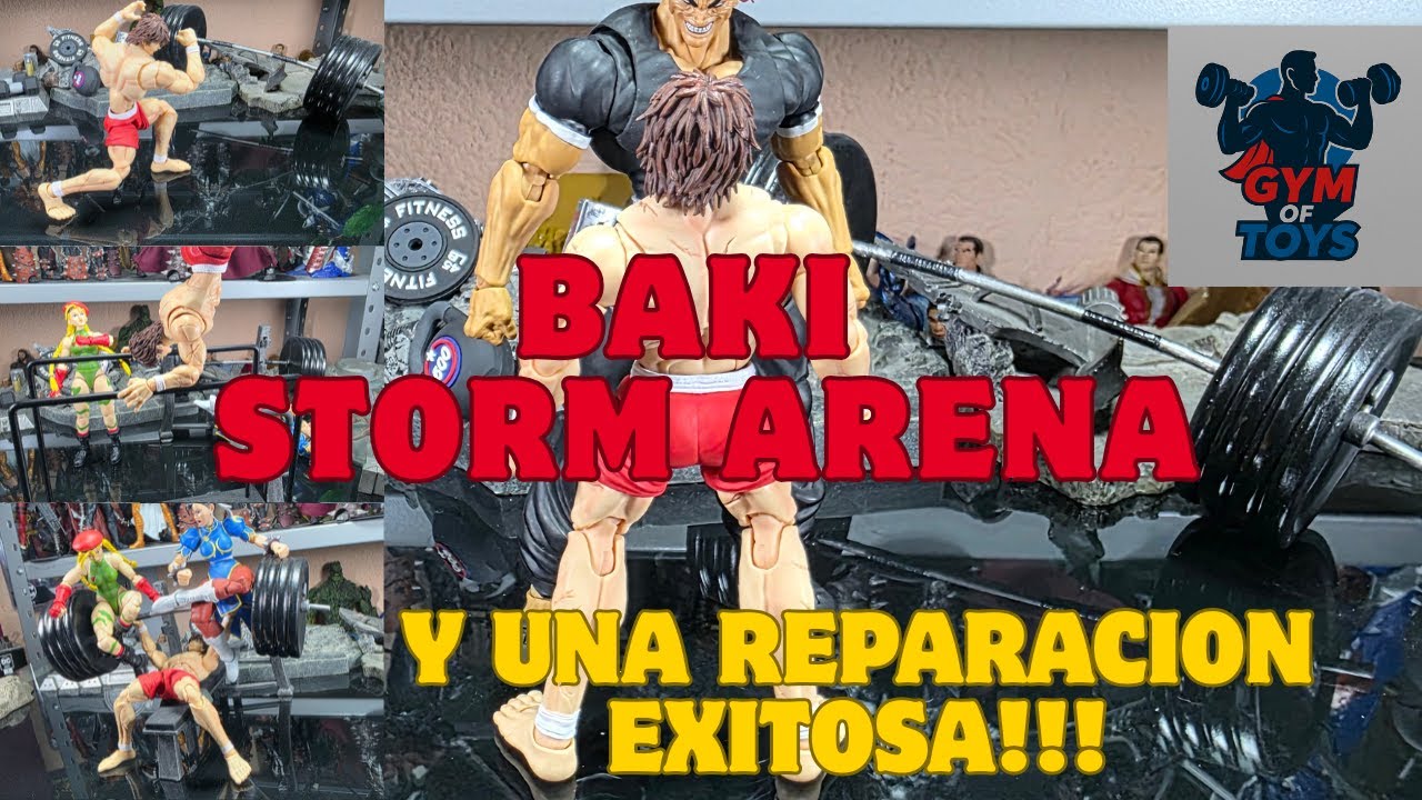 RESEÑA Y REPARACION DE LA FIGURA BAKI DE LA MARCA STORM ARENA !!!