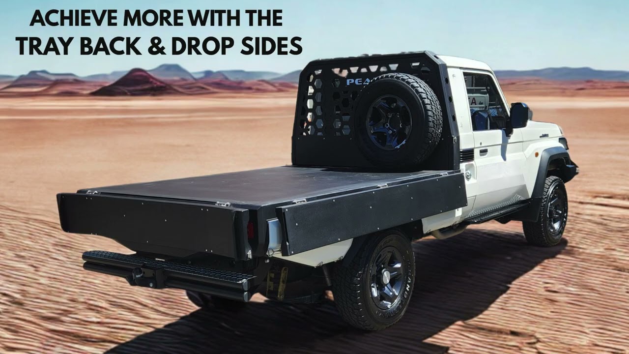 PEAK Front Bumper, Centre Console & Tray Back with Drop Sides
