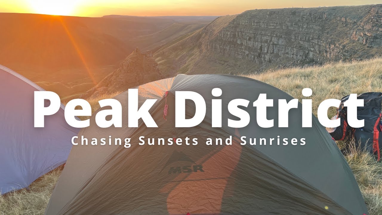 Wild Camping UK in the Peak District I Alport Castles