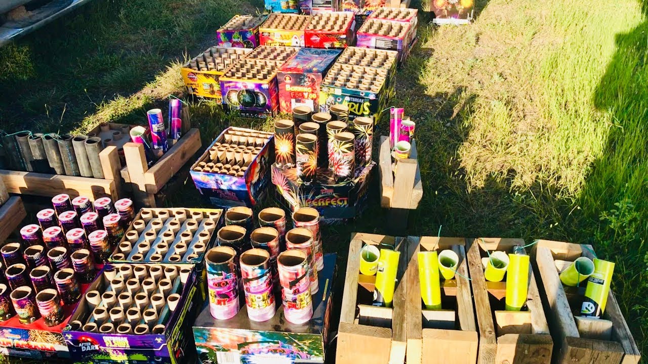 Our BIGGEST Fireworks Show and Set-Up EVER