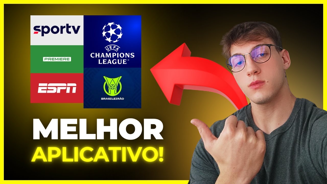 MELHOR APLICATIVO PARA ASSISTIR FUTEBOL EM 2025!