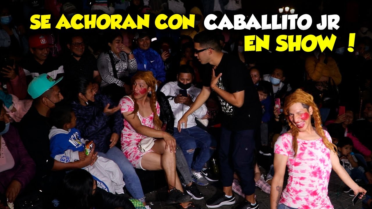 MORENA SE ACHORA 😈 CON CABALLITO JR || ÁLVARITO FT EDWIN AURORA EN SHOW