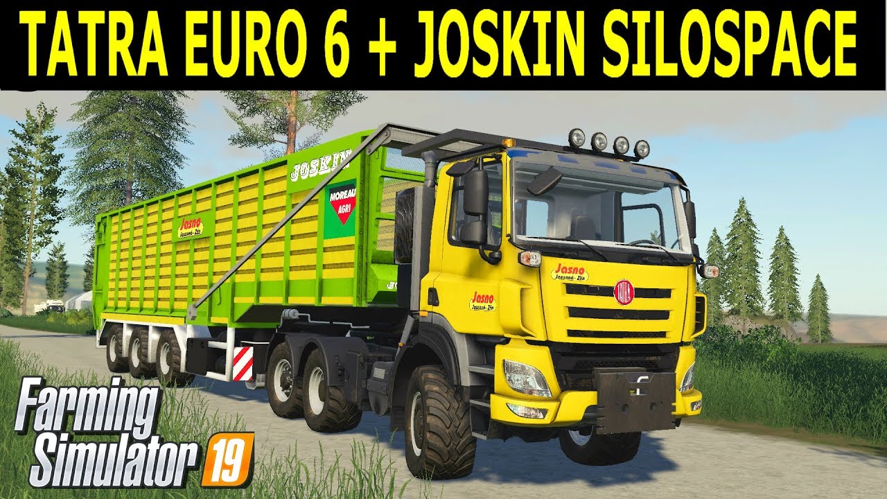 ★ Tatra Euro 6 & Joskin Silospace Farming Simulator 19 Mods Video Review ★