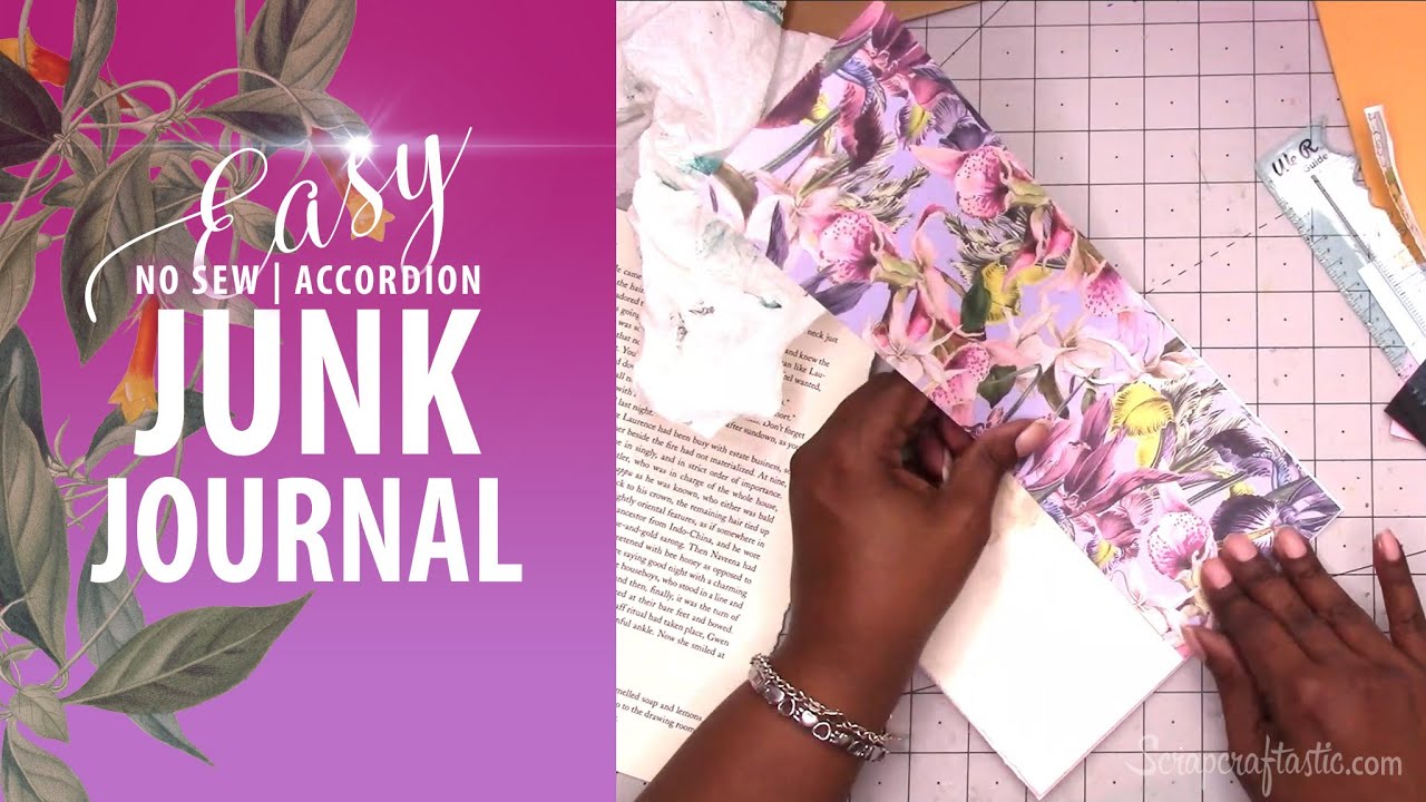 DIY NO SEW Accordion Junk Journal | Inspired by @megjournals