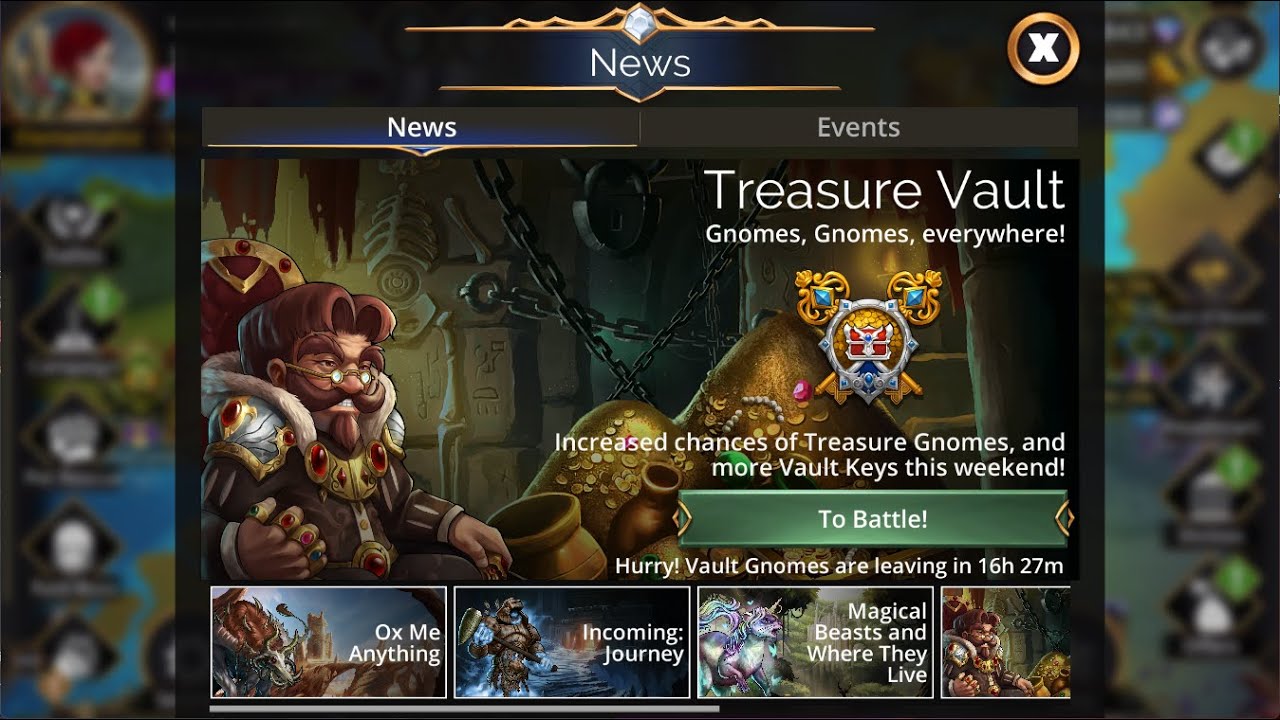 Gems of War Exp1 Teams for Vault / Equipas Exp1 para Vault