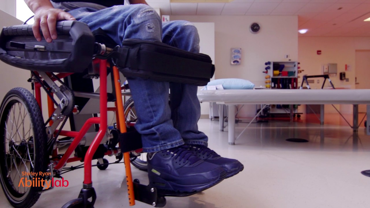 Shirley Ryan AbilityLab Manual Sitting/Standing Wheelchair: Patient Overview