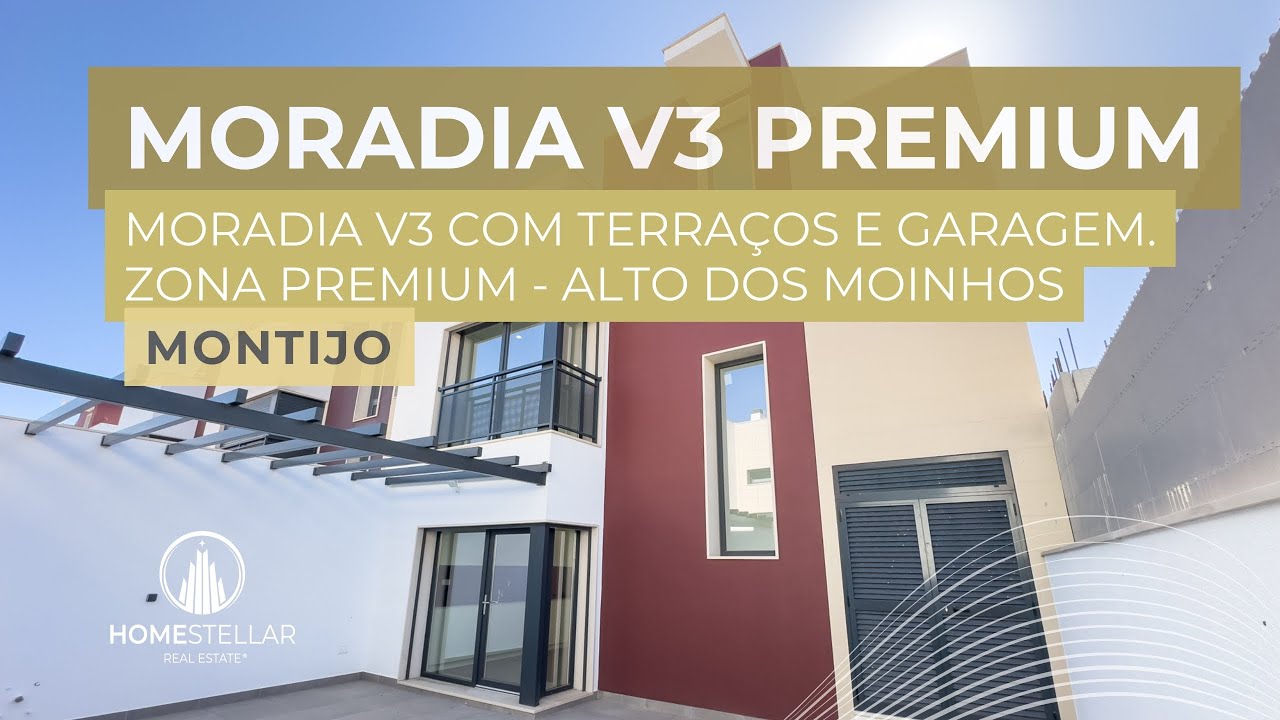 :: Moradia V3 com Terraços e Garagem - Zona Premium no Montijo::