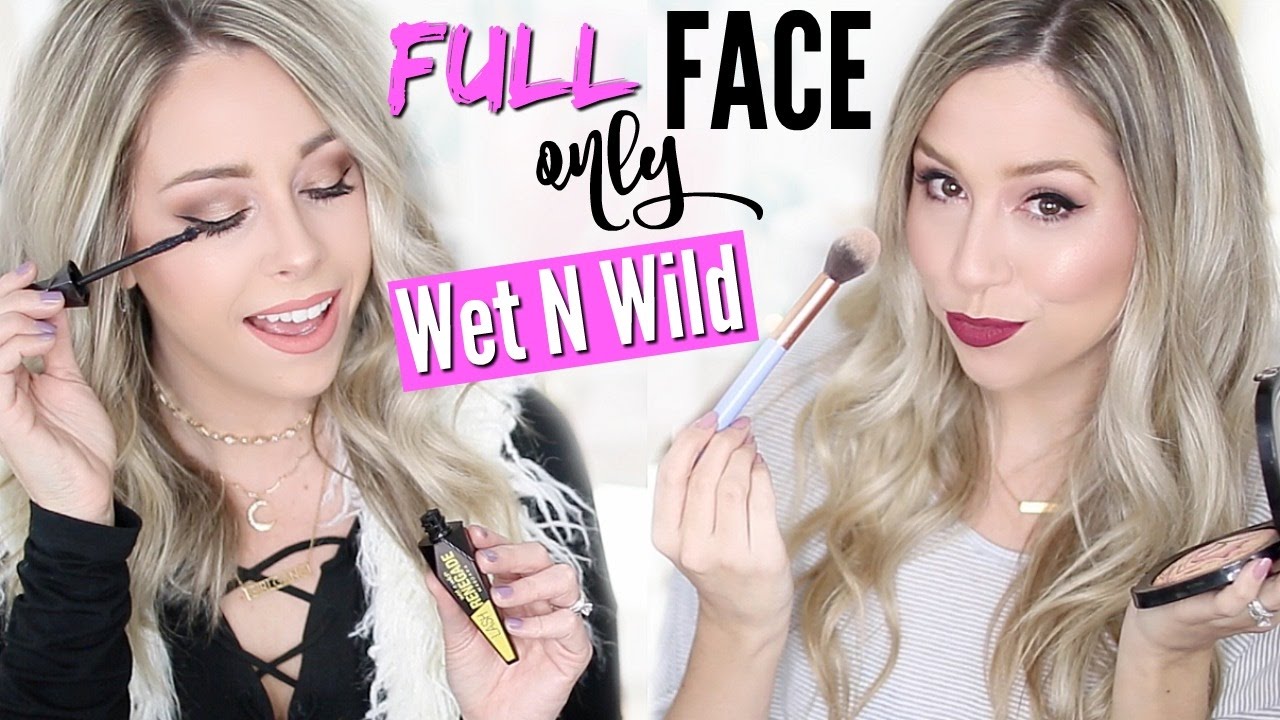 ПОЛНОЕ ЛИЦО С ИСПОЛЬЗОВАНИЕМ ТОЛЬКО ПРОДУКЦИИ WET N WILD