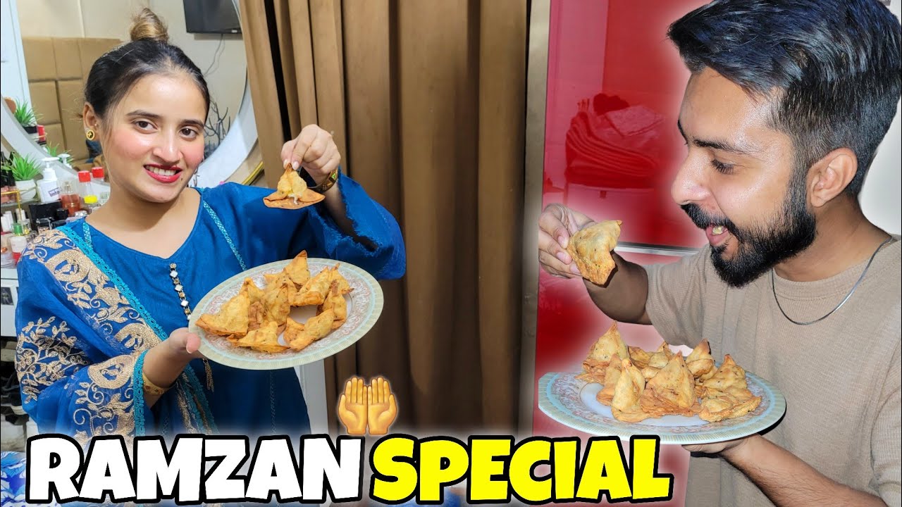 Mini Samosa Bite 😋 | Bht zada Mehnat say Howi Cooking 😒 | Ramzan Special Vlog 