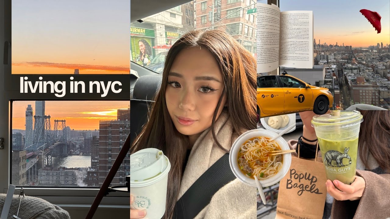 NYC day in a life | morning routine, apartment cleanup, shopping in Soho, best bagels, nyfw events