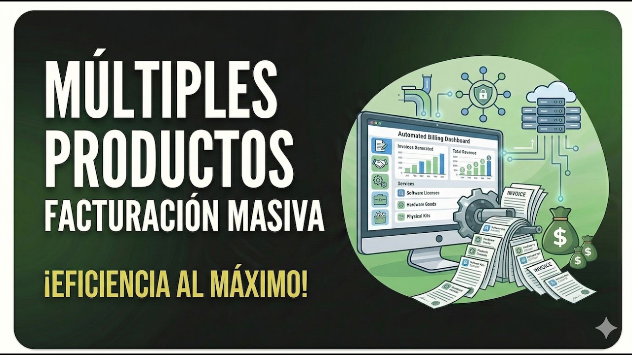 Emisión de facturas masivas con múltiples productos