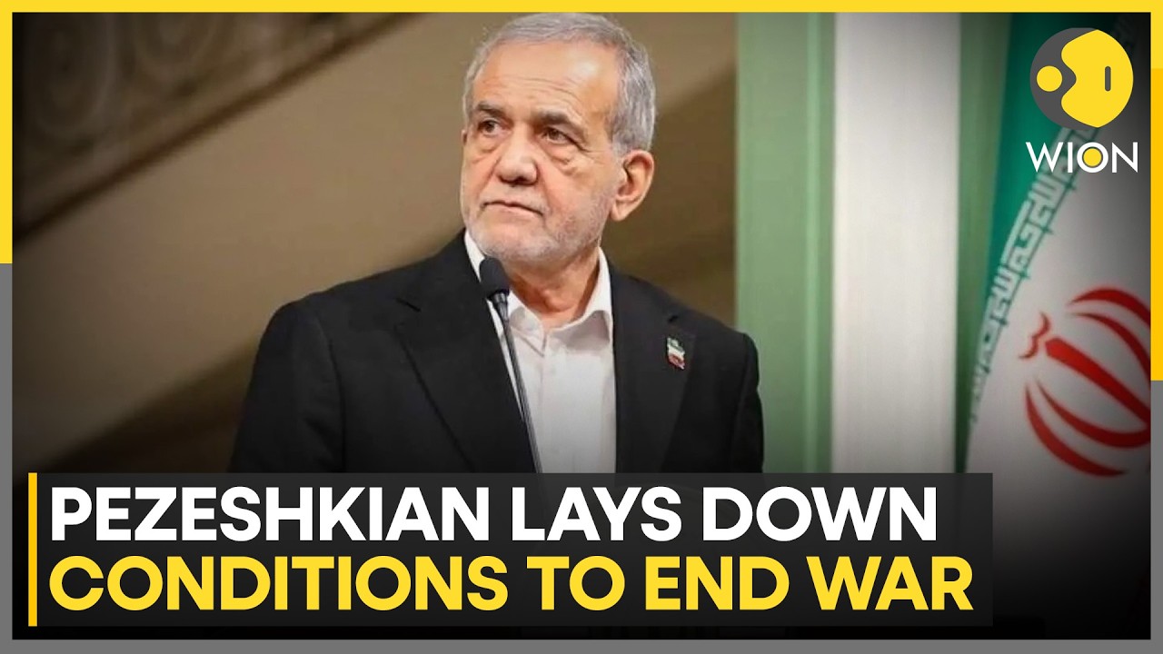 US-Iran War: Pezeshkian Says War Ends Only With Nuclear Rights, Reparations, Guarantees | WION
