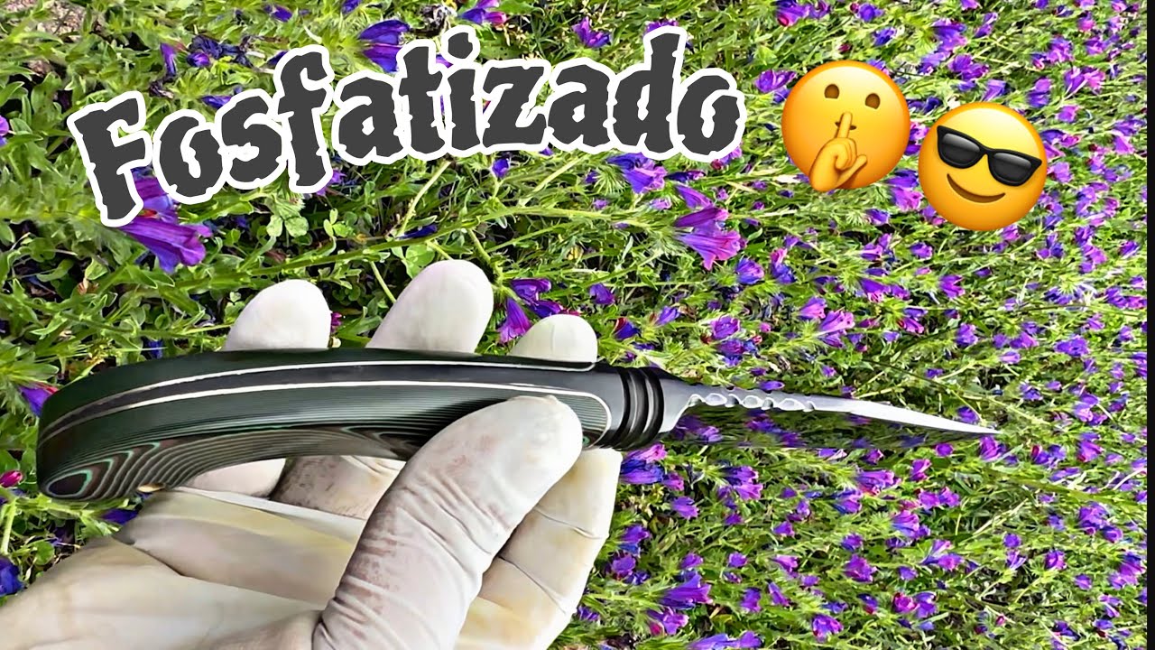En este video te ense&ntilde;o a &ldquo;FOSFATIZAR&rdquo;, c&oacute;mo dejar tu hoja de cuchillo binen negra y protegida 😎💪