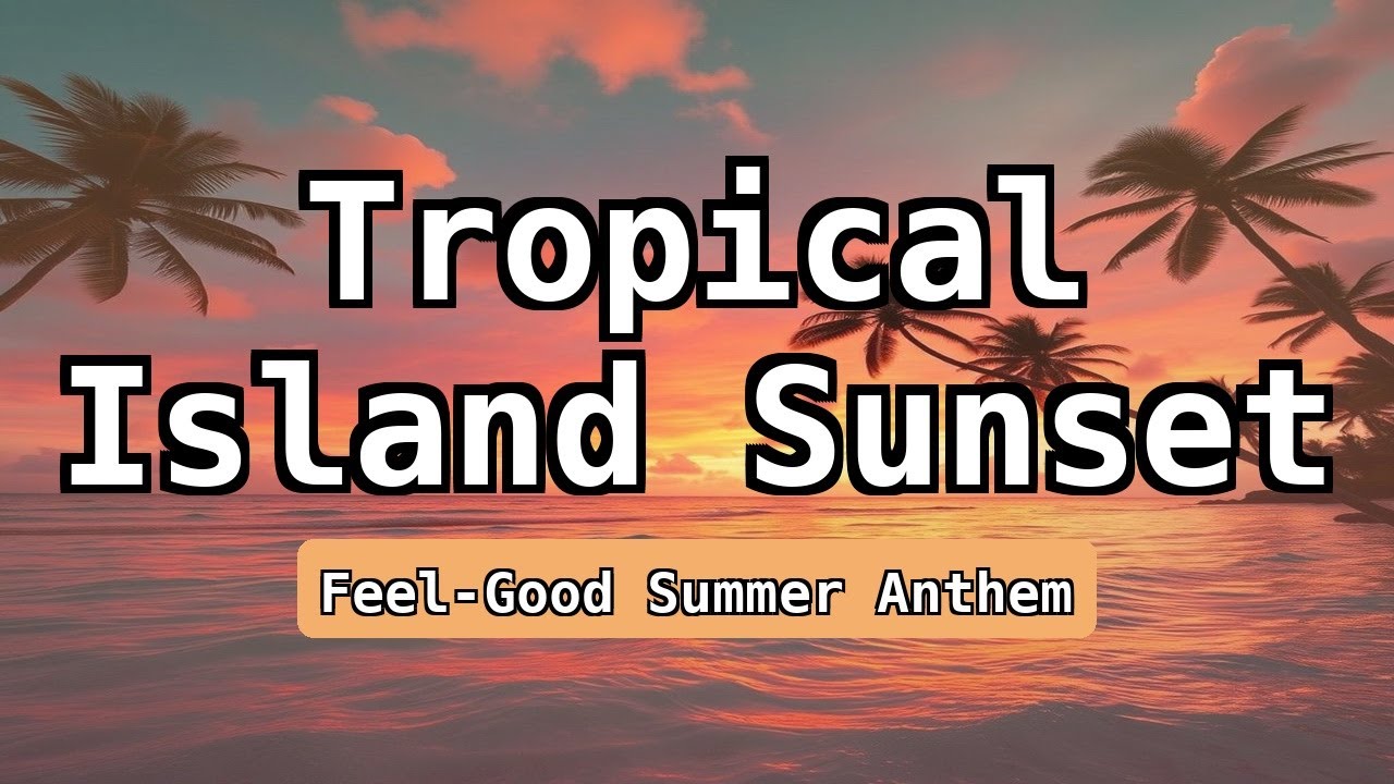 Tropical Island Sunset 🌴 | Feel-Good Summer Anthem