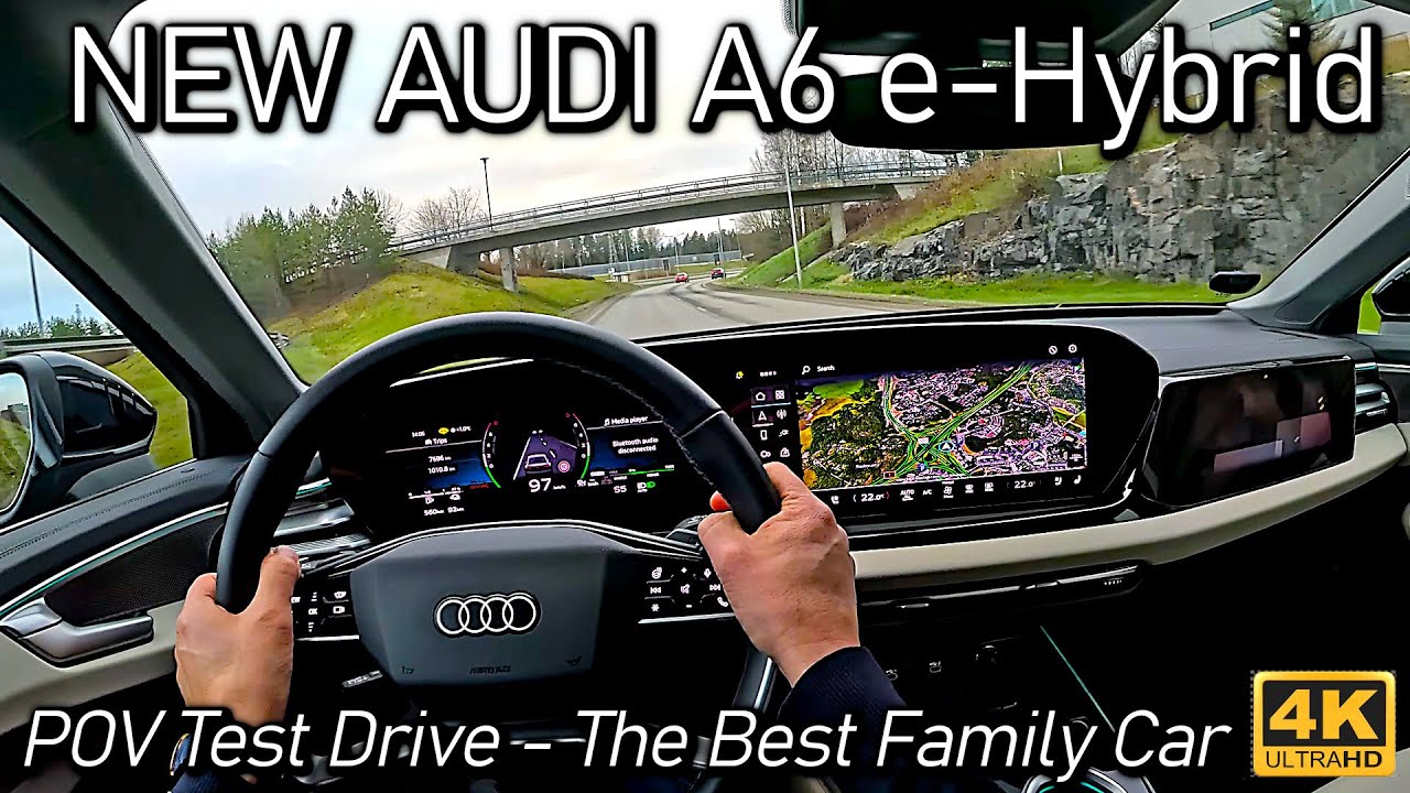 The NEW Audi A6 Avant e-Hybrid quattro POV Test Drive -  The Best Family Car