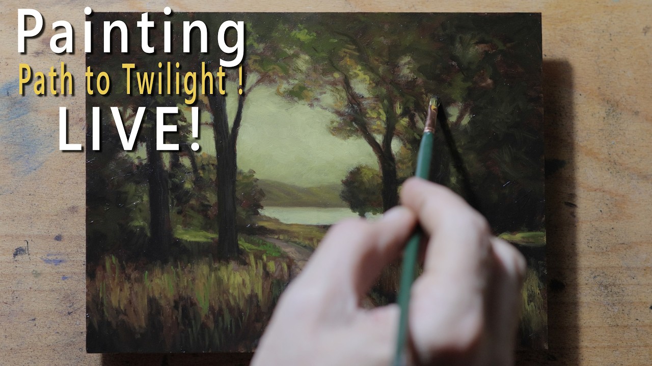 The Making of - Path to Twilight: 6×8 Tonalist Study - LIVE!