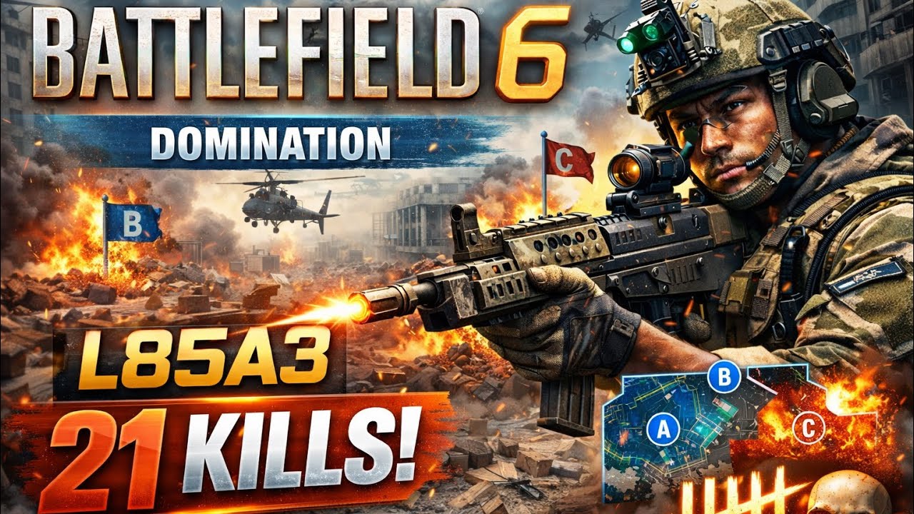 Battlefield 6 | L85A3 İle 21 Kill | Domination