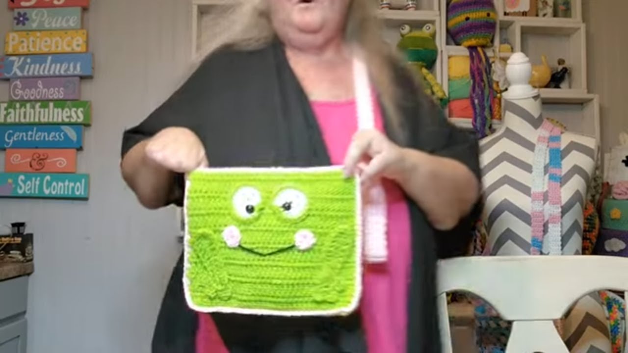 Crochet Frog Purse * Dentist Appointment * 